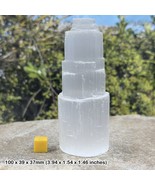 Selenite tower crystal, genuine healing, protection, and clarity - $12.74