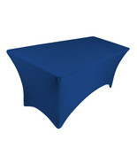 Tektrum 6 ft Long Stretch Spandex Tablecloth/Fit Linen/Fitted Table Cove... - $30.45 CAD