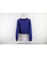 Everlane Womens Medium Distressed Blank Organic Cotton Cropped Sweatshir... - $732.05 MXN