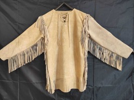 MEN&#39;S Western wear Leather war shirt - $2,012.92 MXN
