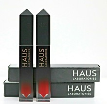 Lot Of 2 Haus Laboratories By Lady Gaga Le Riot Lip Gloss Werk Sheer Bright Red - £11.94 GBP