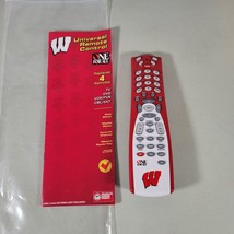 University of Wisconsin Badgers Universal Remote Control and Instructions - £10.21 GBP
