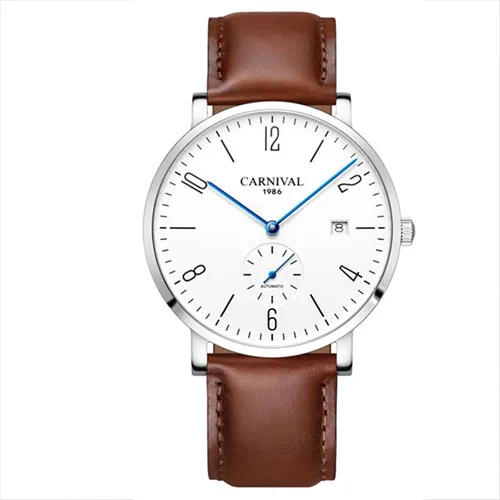 Carnival Brand Luxury Mechanical Watch Waterproof Ultra Thin Business Ca... - $117.76