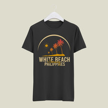 White-Beach Unisex Black T-Shirt - £17.27 GBP