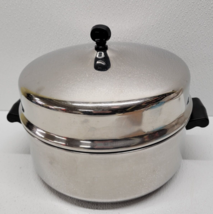 Farberware Stainless Steel Aluminum Clad Bottom 5 Quart Stock Pot with Lid - £33.83 GBP