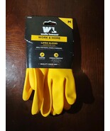 Wells Lamont Medium Yellow Latex Gloves-Brand New-SHIPS N 24 HOURS - €28,48 EUR
