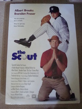 THE SCOUT - MOVIE POSTER WITH BRENDAN FRASER &amp; ALBERT BROOKS - £16.52 GBP