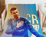 Sofa Blankets for Winter Cristiano Ronaldo Microfiber Bedding Custom War... - £38.78 GBP