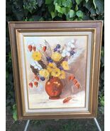 ELEANORE LITTLEJOHN Original MID CENTURY MODERN VINTAGE Oil on Canvas - $445.50