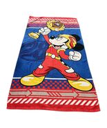 Disney Store Mickey Mouse Roadster Racer Beach Towel 30” x 60” Red Blue ... - €12,27 EUR