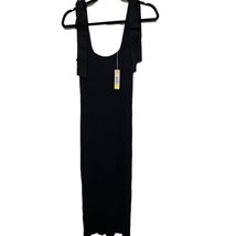 Summersalt Women’s Medium The Softest Ribbed Tie Bow Shoulder Maxi Dress - £55.09 GBP