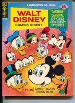 Walt Disney Comic Digest #56 1975-Cartoon Carnival-Carl Barks art-VF - £65.61 GBP