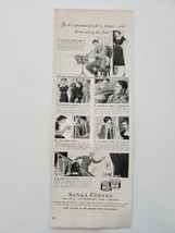 Sanka Coffee Cans Man Flute Music Stand Landlady Tenants 1940 Vintage Pr... - €8,65 EUR