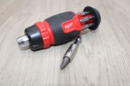 Milwaukee 8-In-1 Ratcheting Compact Multi-Bit Screwdriver magnetic nut driver - $34.39