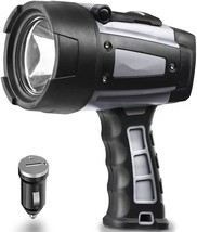 Rechargeable Spotlight, 100000 Lumen Super Bright LED Handheld Spotlight... - £22.82 GBP