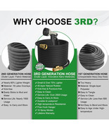 Third Generation Expandable Garden Hose 100ft, GREEN - $753.70 MXN