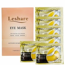 24K Gold Eye Mask for Reduce Dark Circles &amp; Puffiness w/ Collagen - 24 Pairs - £14.85 GBP