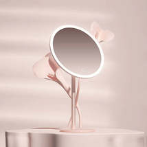 Modern Makeup Vanity Mirror with LED Light - Desktop Adjustable Mirror w... - £41.91 GBP