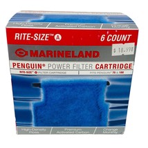 Marineland Penguin Power Rite-Size Filters - Size A, Pack of 6 FITS 75 &amp;... - $14.84