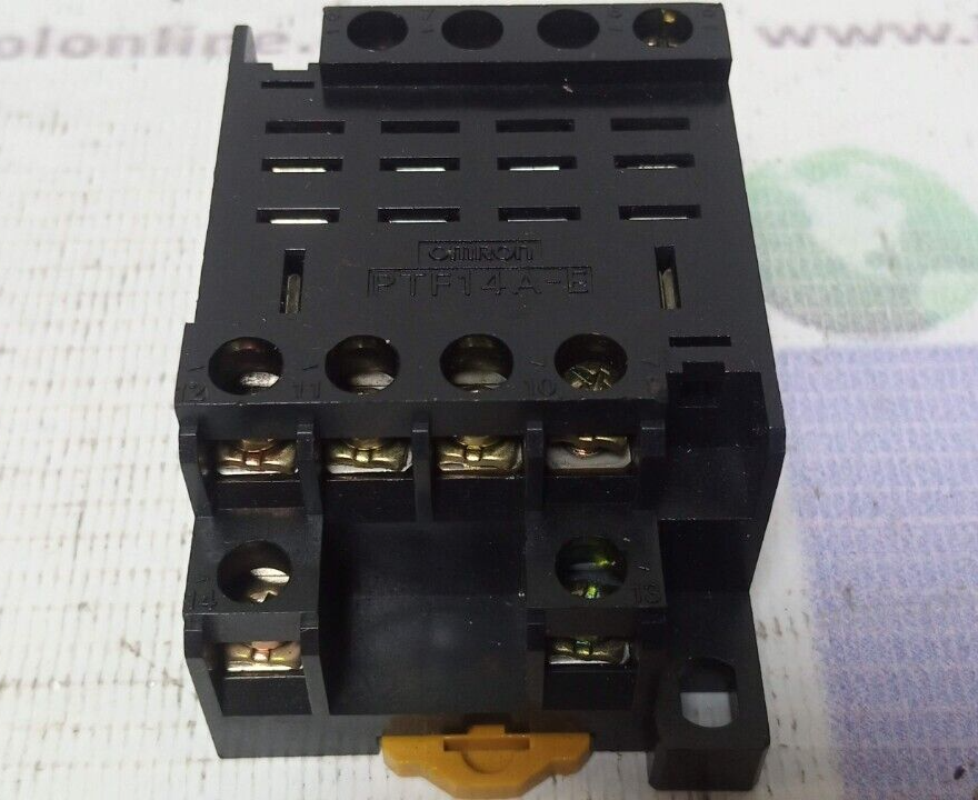 Omron PTF14A-E Safety Relay Sockets 2596H Max. 10A  240V - $26.50