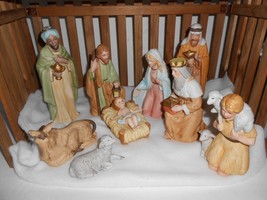 VINTAGE Homco Nativity &amp; Creche 5599 5100 - £133.74 GBP