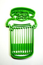 Oscar Grouch Sesame Street Muppet Trash Can Cookie Cutter 3D Printed USA... - £2.35 GBP