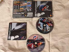 Gran Turismo 2 sony PLAYSTATION 1 PS1 Manuel Complet Noir Étiquette - $331.30 MXN