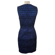 3.1 PHILIP LIM Black &amp; Blue Glittery Sleeveless Cocktail Dress - Size 6 - £119.83 GBP