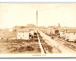 RPPC Main Street View Noranda Mining Camp Quebec QC Canada 1930 Postcard W3 - $19.75