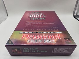 Daily Study Bible for Women New Living Translation 1999 Burgundy Bonded ... - $9.89