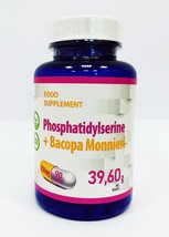 Phosphatidylserine+Bacopa Monnieri 250mg 90 Caps Memory Boost Brain Health Diet - £15.97 GBP