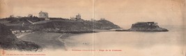 France ~ Portrieux Plage de La Comtesse ~1905 Panoramique Photo Carte Postale - £10.03 GBP