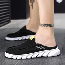 Summer Mens Casual Slip On Canvas Shoes Trending Loafers Men Fashion 2021 Lightw - £28.58 GBP