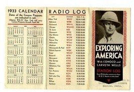 Exploring America Conoco &amp; Carveth Wells Radios Truthful Liar Station Lo... - £38.93 GBP