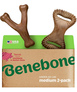 2-Pack Wishbone/Dental Durable Dog Chew Toys, Dog Toys for Aggressive Ch... - $491.52 MXN