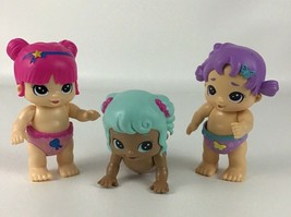 Little Live Bizzy Bubs Babies Interactive Doll 3pc Lot Polly Petals Popp... - $22.82
