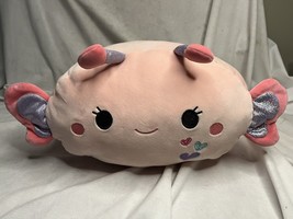 Squishmallow Maribel Stackable Pink Butterfly 2019 Hearts Soft Plush - £23.48 GBP