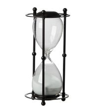 A&amp;B Home 1 Hr. Hourglass Sand Timer in Stand White 6x13&amp;quot - £45.89 GBP