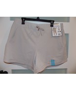 RBX  Active Stretch Walk W/Pockets Side Tulip Hem Champagne Shorts Size ... - $30.40