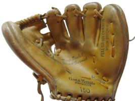 Vintage Gold Medal Products 150 10&quot; RHT Leather Youth Baseball Glove Pro... - £15.92 GBP