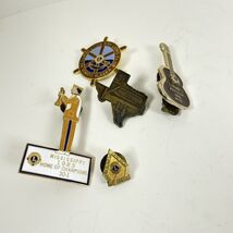 Vintage Lions Club Pins Mississippi Alaska 1980s - $12.18 CAD
