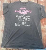 Pink Floyd 1987 X-Large Great Canadian Tours T-Shirt Toronto Ottawa Mont... - £119.50 GBP