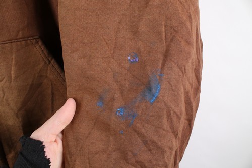 Vtg 90s Carhartt Mens XL Thrashed Spell Out Lined Heavyweight Hoodie Jacket USA Item image 5