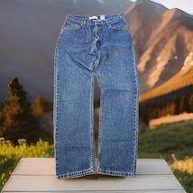 Levis 505 Vtg Y2K 2002 Regular Fit Jeans Mens Size 36x32 Loose Straight Leg - $37.62