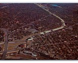 Expressway Aerial View Rochester New York NY UNP Chrome Postcard W19 - $2.92