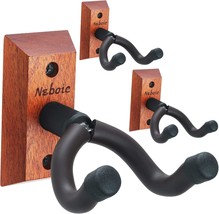 Neboic Wood Guitar Wall Hanger, Guitar Hook, And 3 Pack Guitar, And Mandolin. - £30.92 GBP