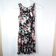Mudd Womens Size XS Black Floral Sleeveless Dress NWT - £14.28 GBP