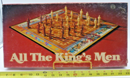 All the Kings Men Board Game 1979 Parker Brothers 100% Complete Vintage - $21.78