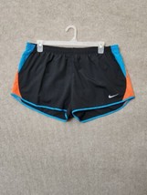 Nike 10K Running Short Women XXL Black Blue Orange Dri Fit Lightweight L... - $21.65