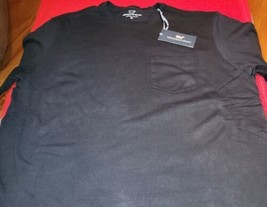 NEW Vineyard Vines Men&#39;s Size XL Black T-Shirt Blank SS Pocket Tee Cotton - $7.72